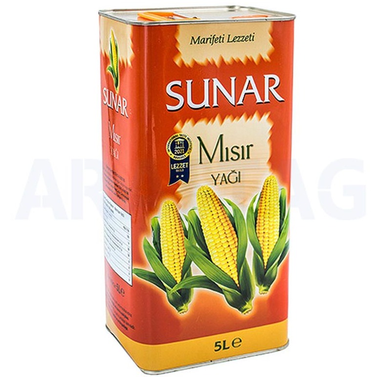 روغن ذرت سرخ کردنی 5 لیتری سونار Sunar