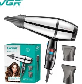 سشوار استیل  وجی ار کد v-465 حجم موتور 2400(اصل)