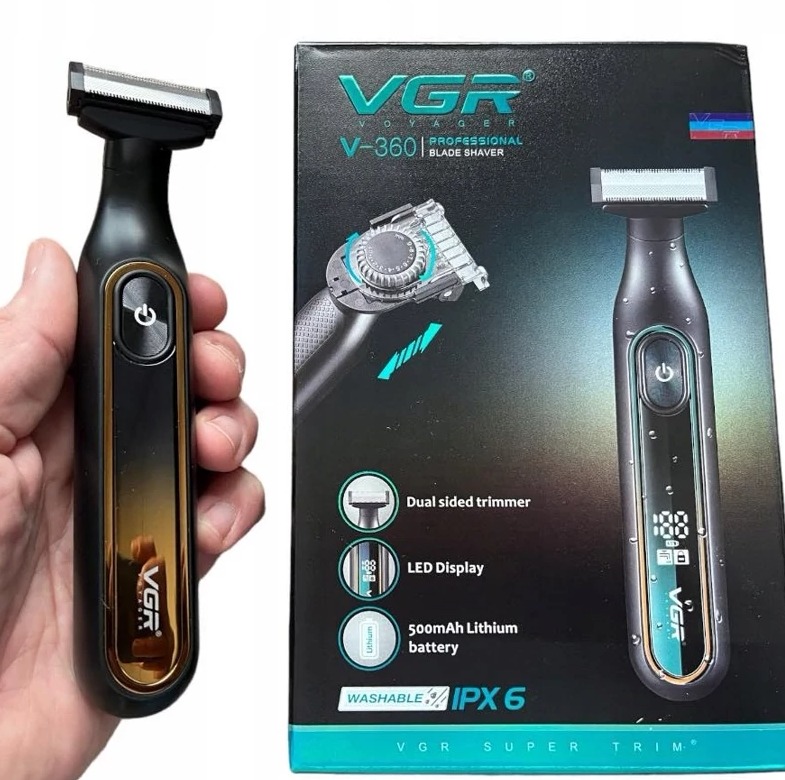 ژیلت برقی(اصلاح صورت و بدن ) وی جی ار