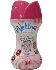 دانه خوشبو کننده لباس ولناکس wellnax رایحه pink velvet حجم 210 گرم