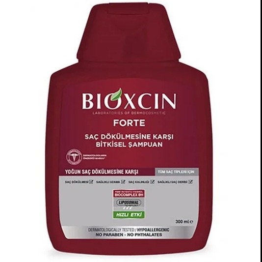 شامپو ضئ ریزش بیوکسین فورت گیاهی حجم 300 میل