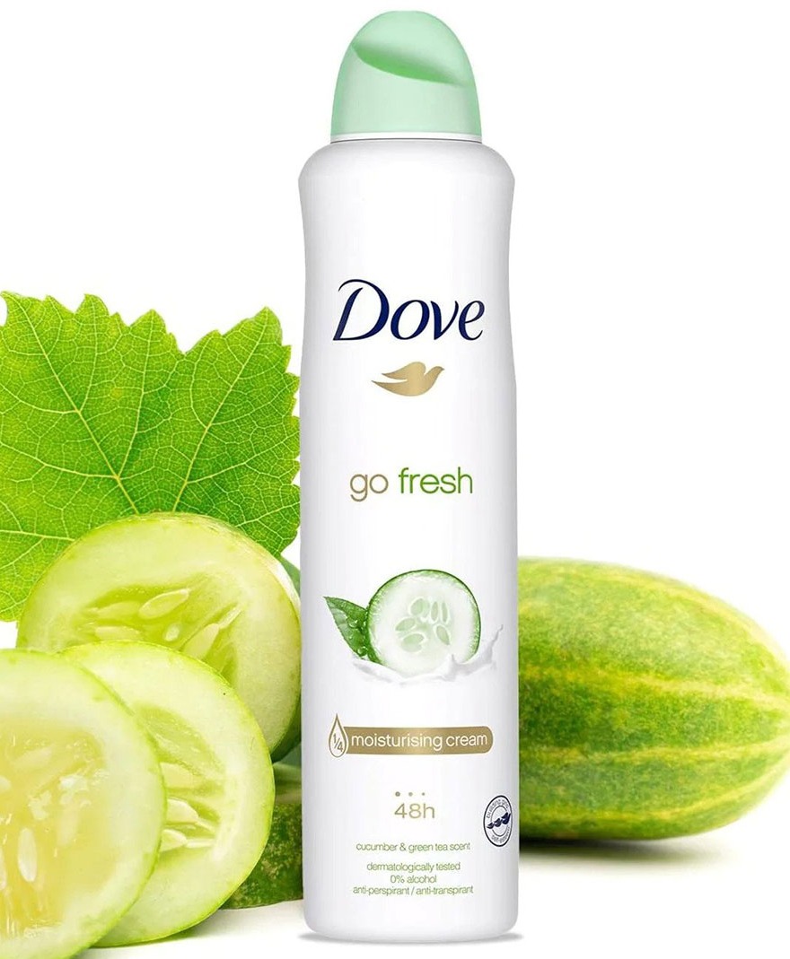 اسپری داو با رایحه خیار حجم 250 میل