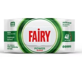 دستمال مرطوب چند منظوره فیری با رایحه صابونی 100 برگی