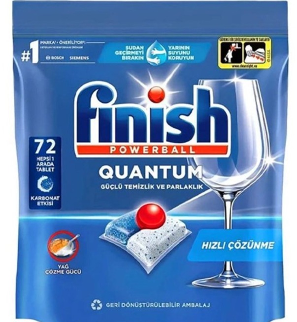 قرص ماشین ظرفشویی سه کاره محصول کشور ترکیه بسه 72 عددی