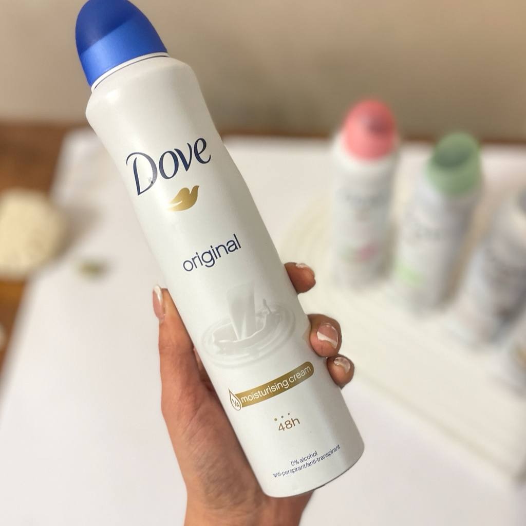 اسپری داو با رایحه شیری  اورجینال حجم 250 میل (کانادا)